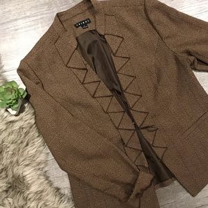 TRIBAL Ruffled Professional Blazer Plus Size - 14